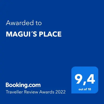 Certificado, premio, señal o documento que está expuesto en MAGUI´S PLACE