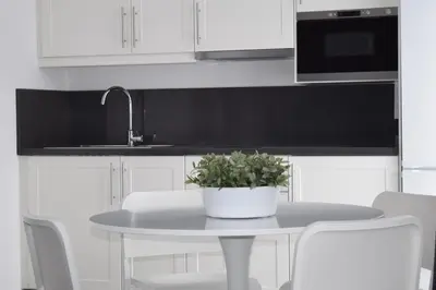 Una cocina o zona de cocina en Apartamentos Hotel Parque