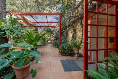 Jardín al aire libre en Vivelorural Casita Vintage, Santa Brígida