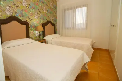 Cama o camas de una habitación en Sea View Meloneras Terrace Duplex +Wifi +Barbecue