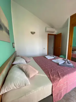 Cama o camas de una habitación en Bungalow Green Oasis Maspalomas