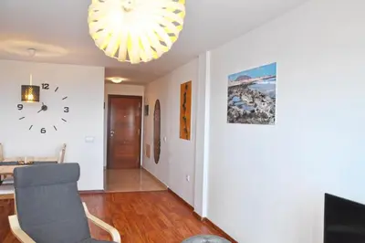 Una televisión o centro de entretenimiento en Casa Gabriel