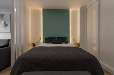 Cama o camas de una habitación en Blue Sea Canteras Beach Balcony