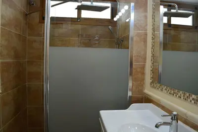 Un baño de Apartment 100 meters from Puerto Rico Beach