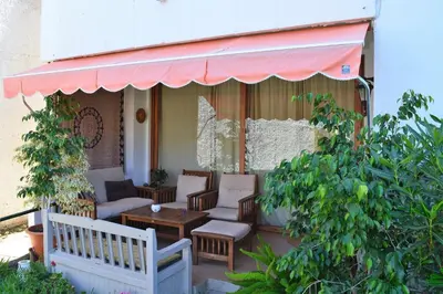 Zona de estar de Apartment 100 meters from Puerto Rico Beach