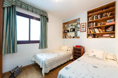 Cama o camas de una habitación en Aurora Beach Apartment