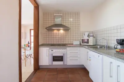 Una cocina o zona de cocina en HomeForGuest Salobre Villa, 5pax, pool and great views