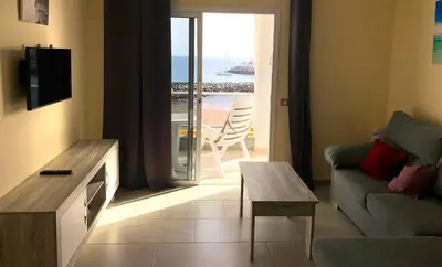 Zona de estar de Apartamentos La Puntilla Mogan
