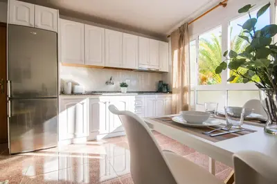 Una cocina o zona de cocina en Acogedor Apartamento Gara 54 Arguineguin