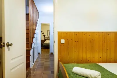 Cama o camas de una habitación en Chalet adosado en Pasito BM13
