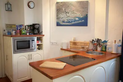 Una cocina o zona de cocina en Captains House Playa De Mogan by El Sirocco