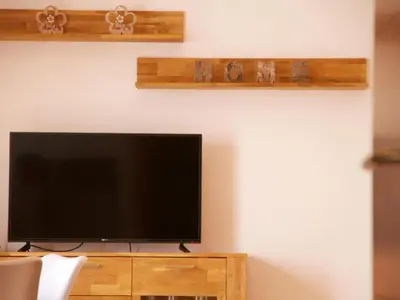 Una televisión o centro de entretenimiento en Catalina home