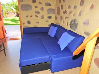 Zona de estar de Charming House in San Bartolomé de Tirajana with Jacuzzi