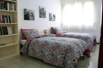 Cama o camas de una habitación en Spacious house in Telde with modern comfort