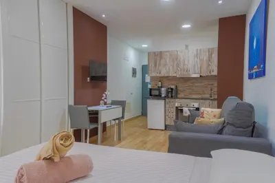 Una cocina o zona de cocina en VV 401 Vista Mar con Balcón