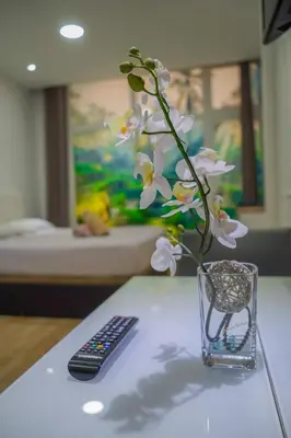 Cama o camas de una habitación en VV 401 Vista Mar con Balcón