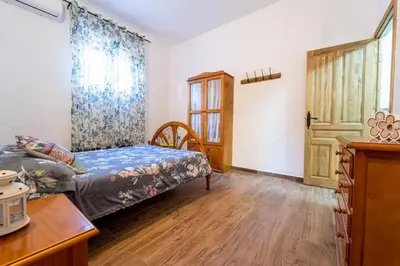Cama o camas de una habitación en Villa Paulito El Roque