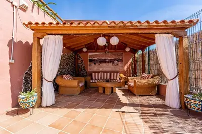 Zona de estar de Villa Paulito El Roque