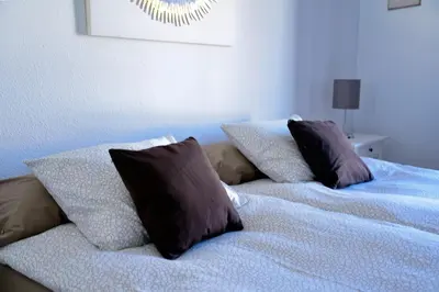Cama o camas de una habitación en Lagaete Duplex