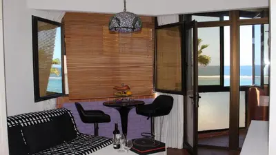 Zona de estar de Marlenghi Apartments View Canteras