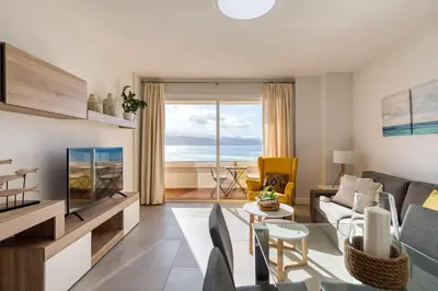 Zona de estar de Living Las Canteras Homes - BRIGHT BEACHFRONT