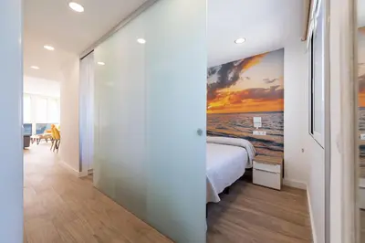 Cama o camas de una habitación en Sunset views over the sea By CanariasGetaway