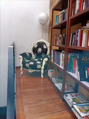 Biblioteca en el bed & breakfast