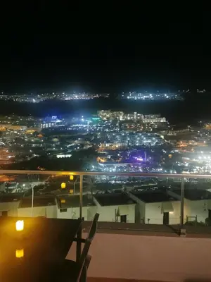 Vista general de Puerto Rico de Gran Canaria o vista desde el apartamento