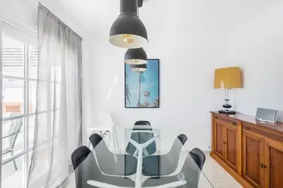 Zona de estar de Sea view villa San Agustin vista Claveles