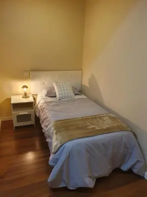 Cama o camas de una habitación en Casa ManPer playa, Alcaravaneras, 3 dormitorios