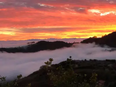 Plano de CASA RURAL con BONITAS VISTAS