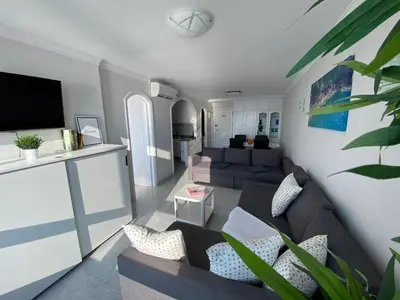 Zona de estar de Doñana12 by SunHousesCanarias