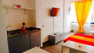 Una cocina o zona de cocina en Ocean View Design Apartment Puerto Rico