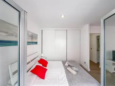Cama o camas de una habitación en GuestReady - Secretario Artiles 107 - Apto 18 -FC