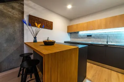 Una cocina o zona de cocina en Eco-Lotf Vegueta