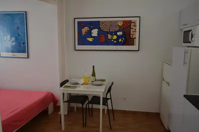 Una cocina o zona de cocina en Maspalomas Studio