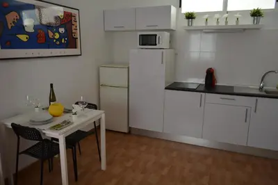 Una cocina o zona de cocina en Maspalomas Studio