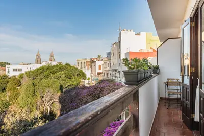Un balcón o terraza de La Fuente B