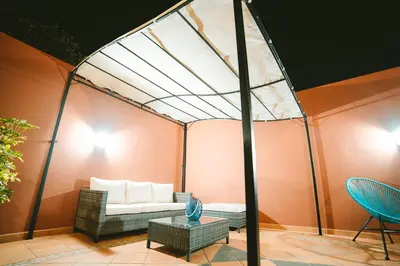 Cama o camas de una habitación en Villa Morada Sonneland con piscina privada climatizada