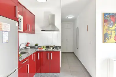 Una cocina o zona de cocina en Beach Apartment in Playa del Cura 323 by VillaGranCanaria