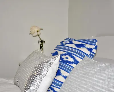 Cama o camas de una habitación en Villa Alegria