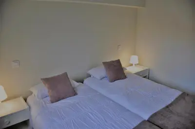 Cama o camas de una habitación en Villa Alegria