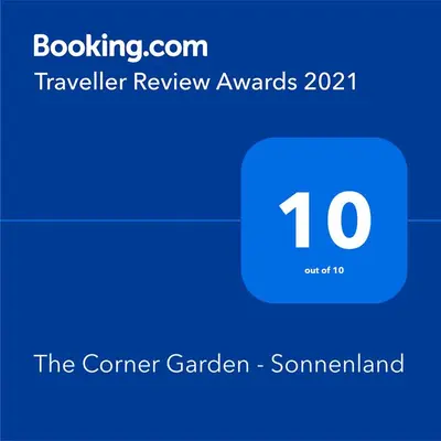 Certificado, premio, señal o documento que está expuesto en The Corner Garden - Sonnenland