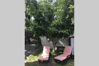 Jardín al aire libre en El sosiego, der Rückzugsort