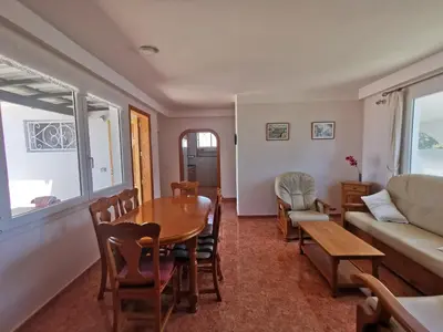 Zona de estar de Martha's Holiday Home