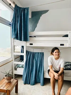 Cama o camas de una habitación en Agüita House