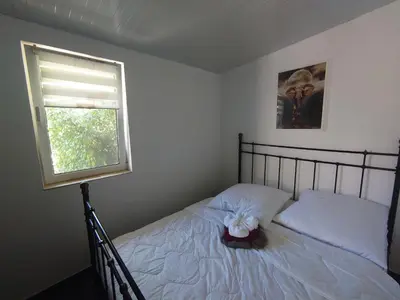 Cama o camas de una habitación en Ferienwohnung Marlene