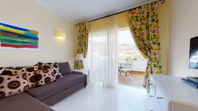 Zona de estar de Charmante Wohnung direkt am Meer, kostenloses WLAN