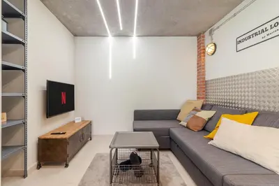 Zona de estar de Apartamentos Marina Suites 6E