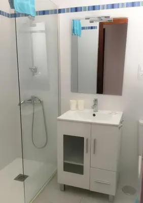 Un baño de Apartamentos Sirena